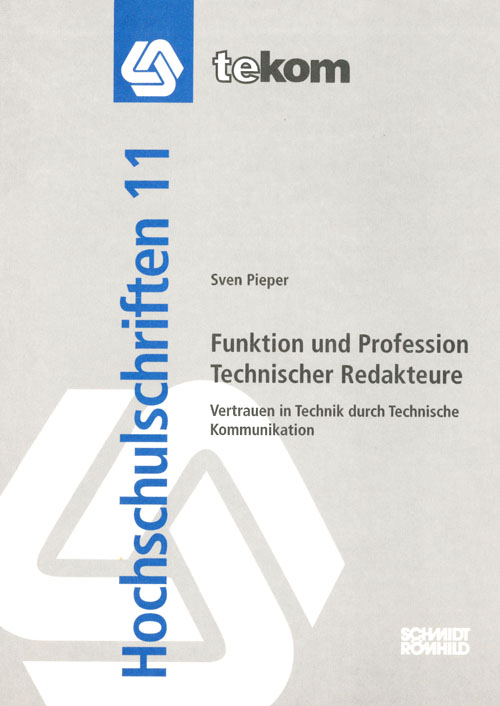 Ausgabe Funktion und Profession Technischer Redakteure